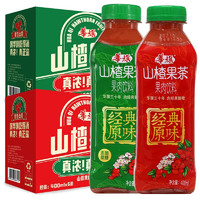 華旗 山楂果茶组合装 经典原味 400ml*12瓶（含糖400ml*6瓶+不含糖400ml*6瓶）