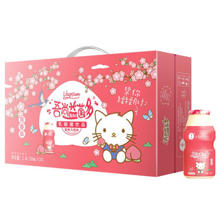 吾尚 乳酸菌饮品 蜜桃乌龙味 100ml*24瓶