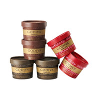 GODIVA 歌帝梵 冰淇淋组合装 混合口味 80g*6杯