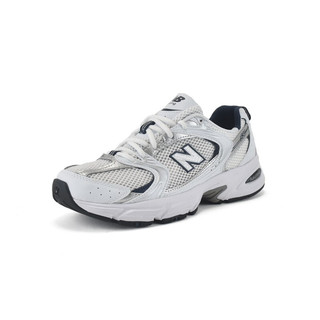 new balance 530系列 中性休闲运动鞋 MR530KA 米白/金属银 38