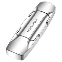 MOVE SPEED 移速 超跑系列 逸V USB 3.2 固态U盘 银色 128GB USB/Type-C双口