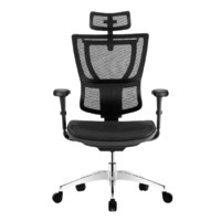 26日0点：保友办公家具 优B 人体工学电脑椅 黑色 高配版