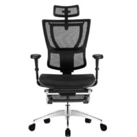 Ergonor 保友办公家具 优B 人体工学电脑椅+躺舒宝 黑色 高配版