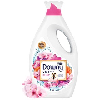 Downy 当妮 花萃云柔系列 2合1洁净柔顺洗衣液 1.9kg 淡粉樱花