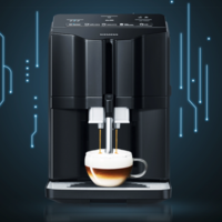 移动端、京东百亿补贴：SIEMENS 西门子 TI35A809CN 全自动咖啡机 黑色