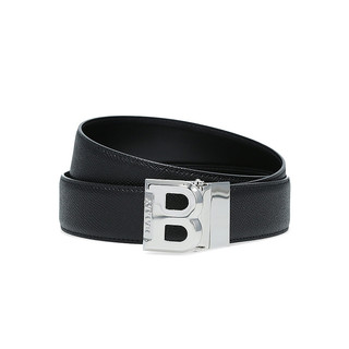 BALLY 巴利 男士腰带 B BUCKLE BISING BELT6236522 BLACK