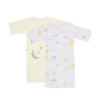 Purcotton 全棉时代 802-001020 婴儿纱布和袍 长款 4件装