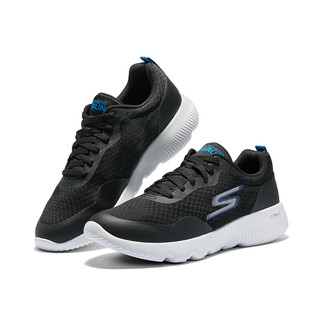 SKECHERS 斯凯奇 Go Run Focus 男子跑鞋 55169/BKBL 黑色/蓝色 39.5