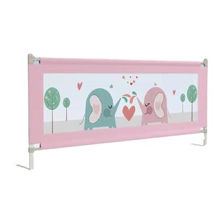 BEIDELI 贝得力 儿童床护栏 单面装 粉色 1.8m