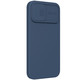 NILLKIN 耐尔金 苹果13ProMax手机壳iPhone13Pro Max保护套MagSafe磁吸液态硅胶滑盖镜头全包防摔护镜壳 润镜 蓝色