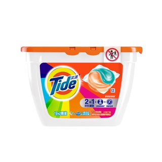 Tide 汰渍 2合1洁净透亮洗衣凝珠 21颗 洁雅樱花