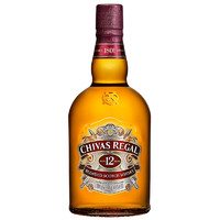 CHIVAS 芝华士 12年 调和 苏格兰威士忌 40%vol 1000ml 单瓶装