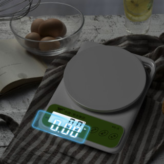 凯丰 KFS-C1 厨房电子秤 电池款 5kg/10g 白色