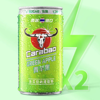 Carabao 卡拉宝 维生素青苹果 果味饮料 180ml*6罐
