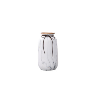 Hoatai Ceramic 华达泰陶瓷 金边石纹花瓶 B款小号