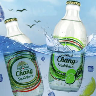 Chang 象牌 苏打气泡水 青柠味 325ml*24瓶