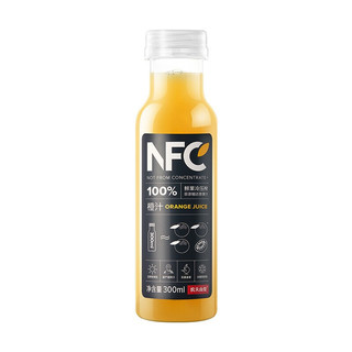 NONGFU SPRING 农夫山泉 NFC 果汁组合装 2口味 300ml*12瓶（橙汁300ml*6瓶+芒果混合汁300ml*6瓶）