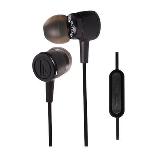 audio-technica 铁三角 CKL220iS 入耳式动圈有线耳机 黑色 3.5mm