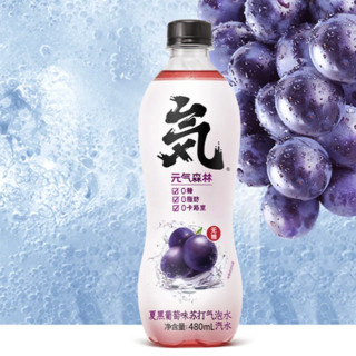 元气森林 无糖苏打气泡水组合装 2口味 280ml*6瓶+480ml*4瓶（白桃味280ml*6瓶+夏黑葡萄味480ml*4瓶）