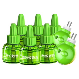 FROGPRINCE 青蛙王子 电热蚊香液 45ml*6瓶+加热器 2个