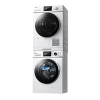 PLUS会员：小天鹅 水魔方系列 TG100VT86WMAD5+TH100VTH35 热泵式洗烘套装 白色