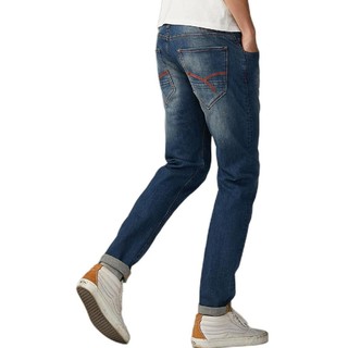 ABLE JEANS 欧帛牛仔 男士牛仔长裤 312801145 蓝牛深色 32/32