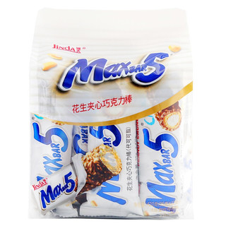 Jinda 锦大 Maxbar5 花生夹心巧克力棒 420g