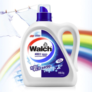 Walch 威露士 有氧洗系列 有氧倍净洗衣液 2kg*4瓶+300g*2瓶 清露水香