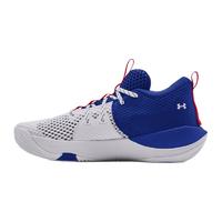 UNDER ARMOUR 安德玛 Embiid 1 中性篮球鞋 3023086-107 白色/蓝色 40.5