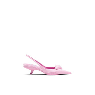 普拉达 女士皮革高跟鞋 1I588M_W08_F0BDK_F_045 粉色 38.5