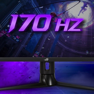 ROG 玩家国度 XG27AQ 27英寸 IPS G-sync 显示器（2560×1440、170Hz、95%DCI-P3、HDR400）