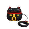 猎典 Airpods Pro 蓝牙耳机硅胶保护套 黑色招财猫