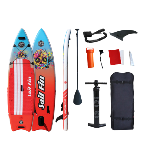 KOETSU 科特苏 sup充气式桨板 红色+蓝色 2.8m