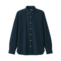 MUJI 無印良品 男士长袖衬衫 ACA01C1A