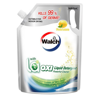 Walch 威露士 La有氧洗洗衣液 2.25L+1L+1L*5袋 柠檬