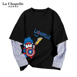 La Chapelle 拉夏贝尔 男童假两件长袖
