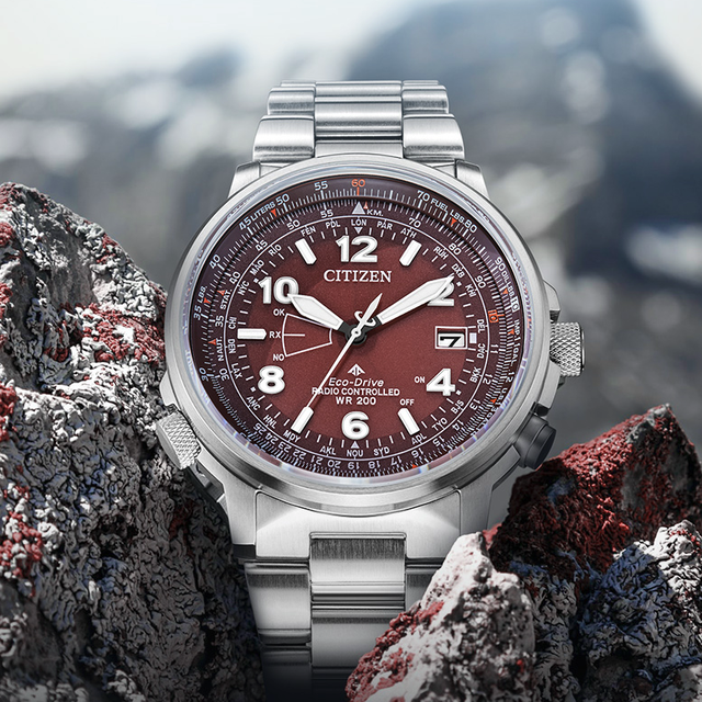【808】シチズン プロマスター スカイ CB0241-85X 海外モデル CITIZEN 西铁城Promaster系列42毫米光动能电波腕表CB0241-85X