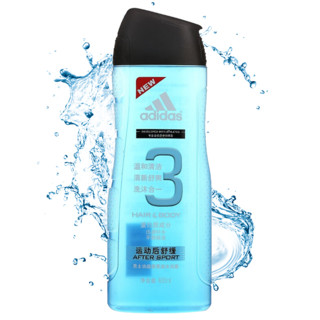 adidas 阿迪达斯 男士沐浴露套装 (冰点400ml+激情400ml+运动后舒缓400ml)