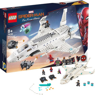 LEGO 乐高 SpiderMan蜘蛛侠系列 76130 钢铁侠战机和无人机攻击