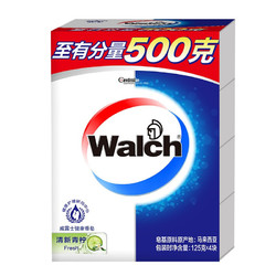 Walch 威露士 walch）健康香皂 清新青柠 125g×4