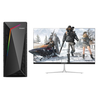 ipason攀升g2238英寸游戏台式机黑色锐龙r33100rx560d4g8gb240gssd