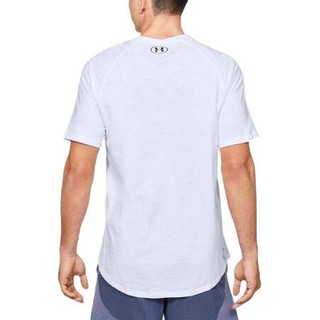 UNDER ARMOUR 安德玛 Charged Cotton 男子运动T恤 1351570-100 白色 L