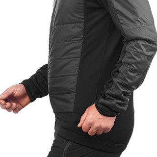 DECATHLON 迪卡侬 Intensity 700 Hybrid 中性抓绒外套 8397775 黑色 3XL