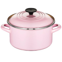 LE CREUSET 酷彩 汤锅(20cm、3.7L、珐琅钢、砂丁粉)