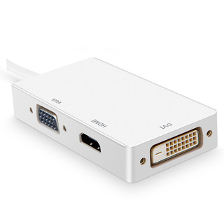 CE-LINK 1081 接口转换器 Mini DP转VGA/HDMI/DVI 0.15m 白色