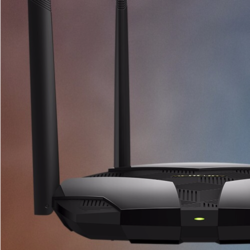 MERCURY 水星网络 X18G 双频1800M 家用千兆Mesh无线路由器 Wi-Fi 6 单个装 黑色