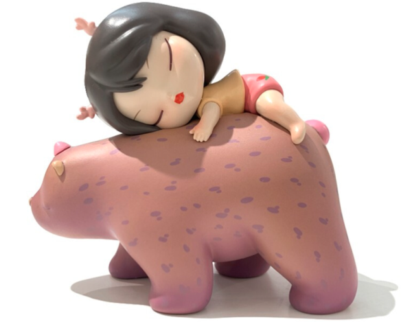 benartgallery本艺术空间贾晓鸥白夜童话新品绮梦暖熊748cmpvc手线绘