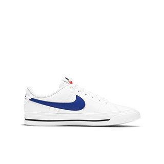 NIKE 耐克 Court Legacy Cnvs (gs) 大童休闲运动鞋 DA5380-101 白色/蓝 35.5