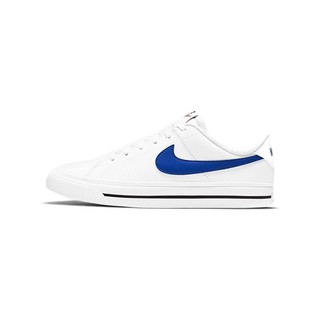 NIKE 耐克 Court Legacy Cnvs (gs) 大童休闲运动鞋 DA5380-101 白色/蓝 35.5