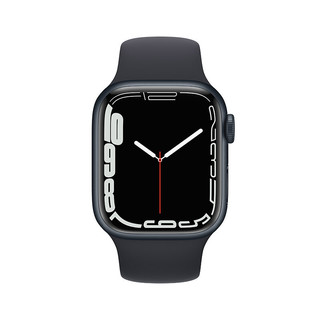 Apple 苹果 Watch Series 7 智能手表 41mm GPS+蜂窝版 午夜色铝金属表壳 午夜色运动型表带 (GPS、血氧、心率)